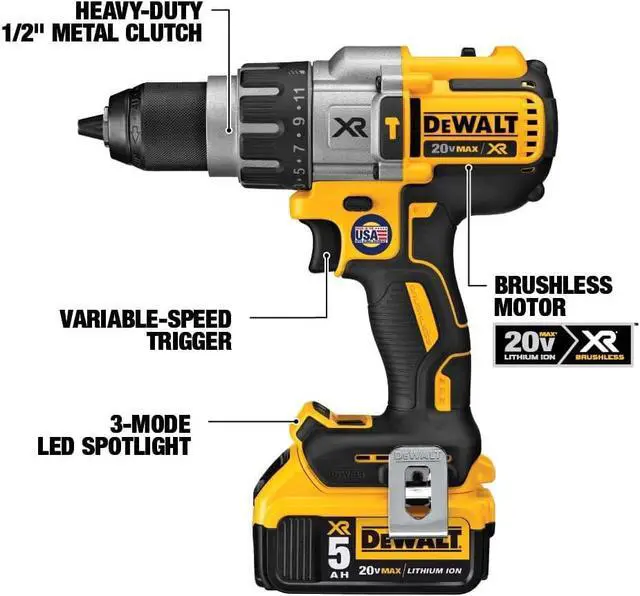 Alt view image 2 of 7 - DEWALT 20V MAX Power Tool Combo Kit, 6-Tool Cordless Power Tool Set with 2 Batteries and Charger