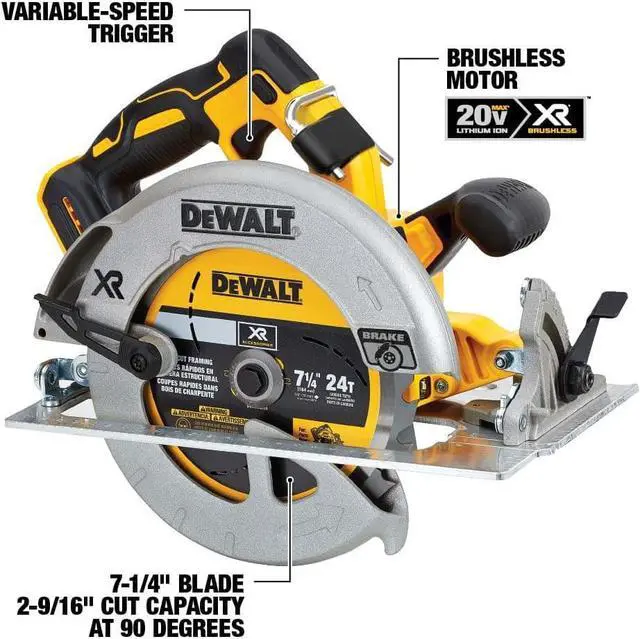 Alt view image 7 of 7 - DEWALT 20V MAX Power Tool Combo Kit, 6-Tool Cordless Power Tool Set with 2 Batteries and Charger