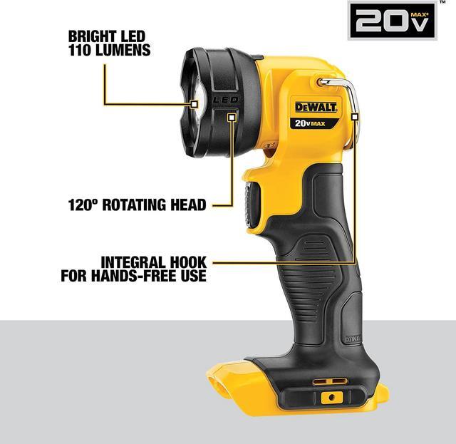 Alt view image 5 of 6 - DeWalt 20V MAX Cordless Lithium-Ion Compact 5-Tool Combo Kit
