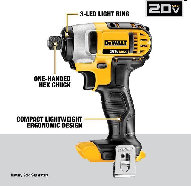 Alt view image 3 of 6 - DeWalt 20V MAX Cordless Lithium-Ion Compact 5-Tool Combo Kit