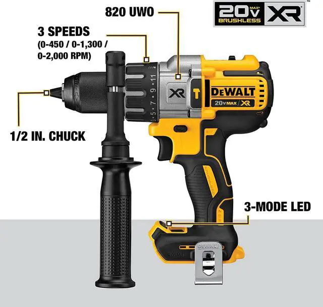 Alt view image 2 of 7 - DEWALT 20V MAX Hammer Drill and Impact Driver, Cordless Power Tool Combo Kit with 2 Batteries and Charger