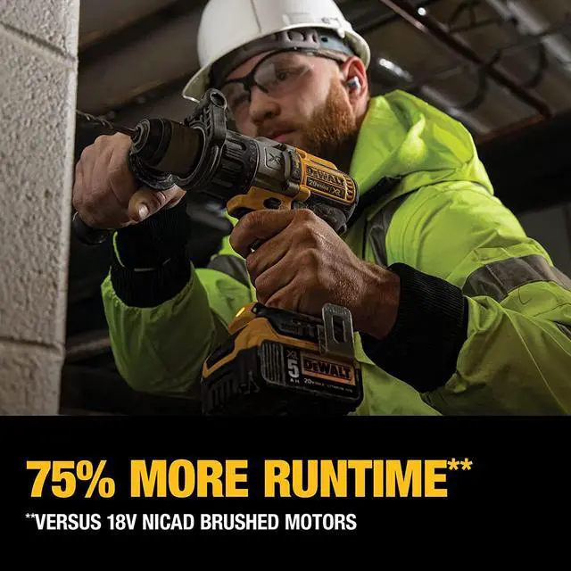 Alt view image 6 of 7 - DEWALT 20V MAX Hammer Drill and Impact Driver, Cordless Power Tool Combo Kit with 2 Batteries and Charger