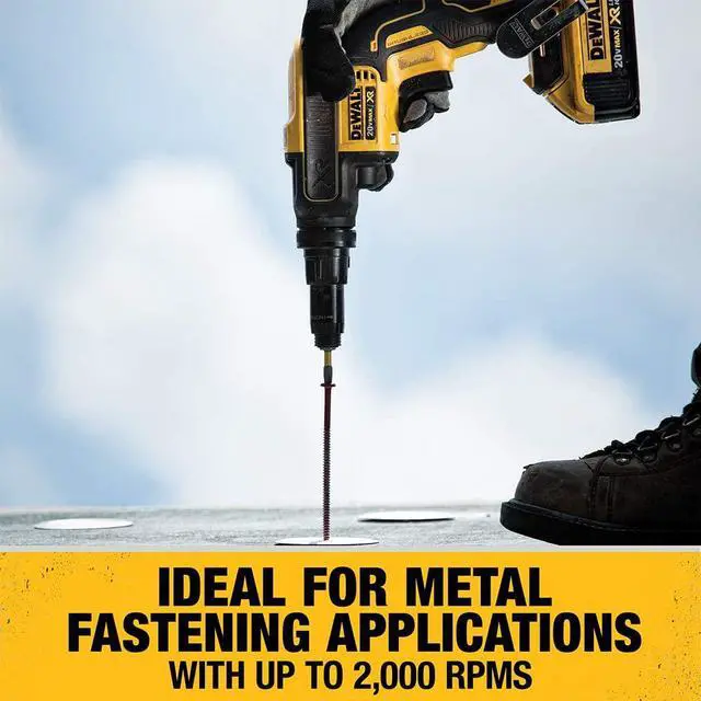 Alt view image 6 of 6 - DEWALT 20V MAX* XR Screw Gun with Adjustable Torque and Clutch, Brushless