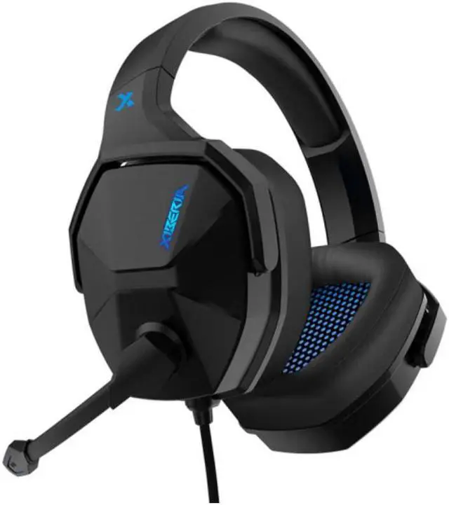 Alt view image 4 of 7 - XIBERIA PC Gaming Headphones Wired Over-Ear USB 7.1 Surround Sound Headset with Microphone - Black