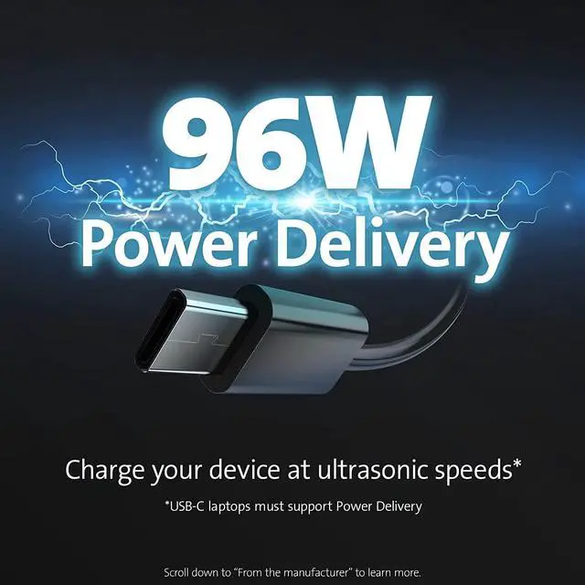 Alt view image 4 of 6 - Kensington 14-in-1 Thunderbolt 3 Dock USB-C - Compatible with Thunderbolt 4, Mac and Windows, 96W Charging, Dual 4K@60Hz, 40Gbps Transfer Speeds, HDMI 2.0 and DisplayPort, Ethernet - SD5600T