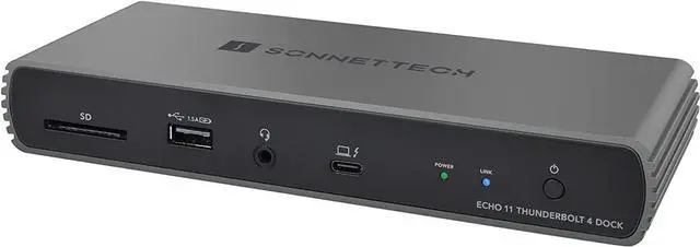 Alt view image 2 of 4 - Sonnet Echo 11 Universal Thunderbolt 4 Docking Station with Four Thunderbolt 4 Ports and 8K Display Support