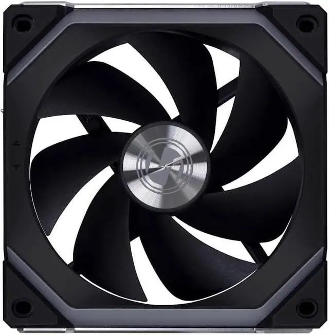 Alt view image 3 of 3 - 9Pack - UNI FAN SL120 V2 RGB Revolutionized Daisy-Chain ARGB Fan 120mm case fan w/controller - Black