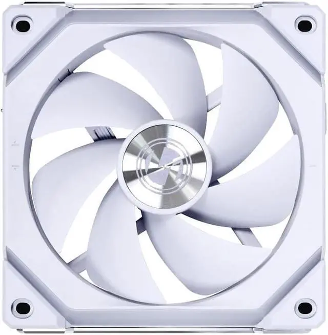 Alt view image 4 of 4 - 9Pack - UNI FAN SL120 V2 RGB Revolutionized Daisy-Chain ARGB Fan 120mm w/controller - White
