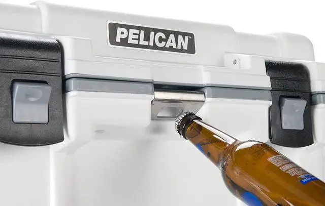 Alt view image 6 of 7 - Pelican 50 Quart Elite Cooler - White