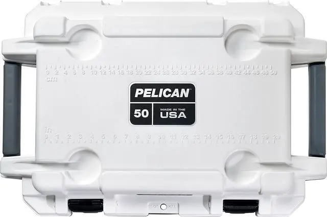 Alt view image 5 of 7 - Pelican 50 Quart Elite Cooler - White