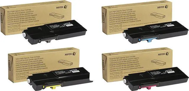 Main image of Xerox VersaLink C400/C405 Cyan, Magenta, Yellow, and Black High Capacity Toner Cartridge Multi-Pack (5,000 Pages) - 106R03512, 106R03513