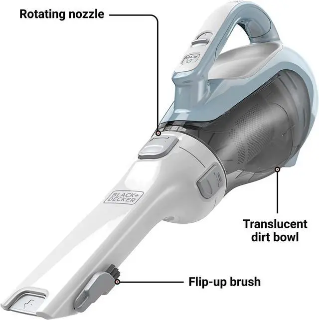 Alt view image 2 of 6 - BLACK+DECKER dustbuster AdvancedClean Cordless Handheld Vacuum