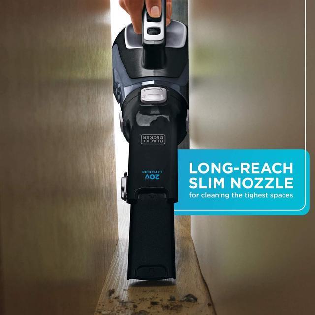 Alt view image 3 of 7 - BLACK+DECKER 20V Lithium Compact Hand VAC Dustbuster Handheld Vacuum, Cordless, Black