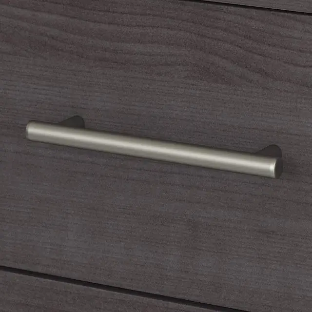 Alt view image 4 of 6 - Bush Furniture Somerset 72W 3 Position Sit to Stand L Shaped Desk with Hutch in Storm Gray