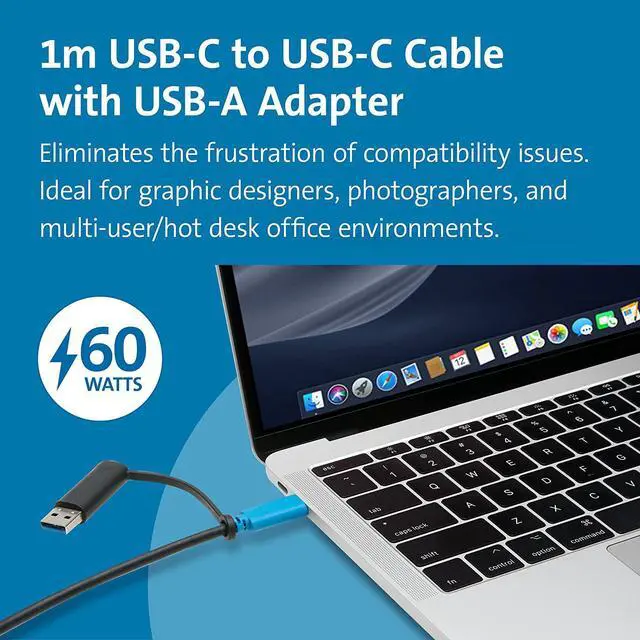 Alt view image 2 of 6 - Kensington Triple 4k Display Docking Station for Windows, MacBooks and Surface - 60W PD; USB-C, Thunderbolt 3/4 & USB-A