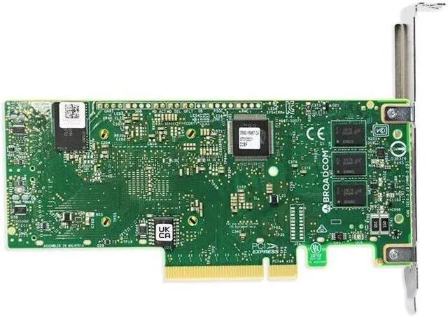 Alt view image 2 of 2 - BROADCOM LSI MegaRAID 9560-16i 05-50077-00 SAS3916 8GB PCIe 4.0 x8 RAID Controller Card