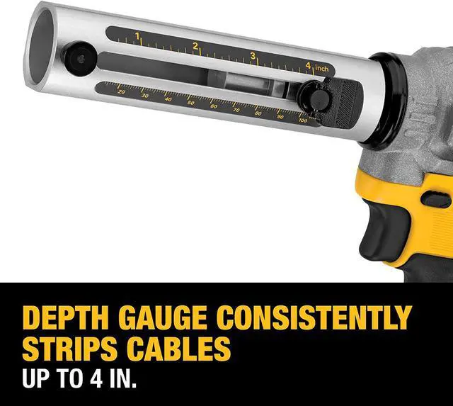 Alt view image 4 of 7 - DEWALT 20V MAX XR Cable Stripper, Cordless Kit