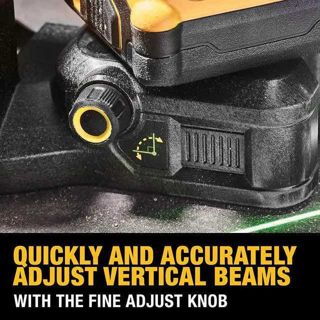 Alt view image 6 of 7 - DEWALT 20V MAX Laser Level Kit - 6 Piece Set, 3 x 360, Green