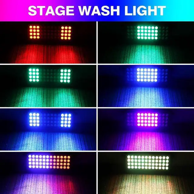 Alt view image 3 of 7 - 48LED RGBW Wall Wash Bar Light DJ Party KTV Club Stage Effect Lighting DMX
