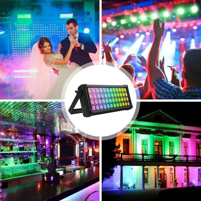 Alt view image 5 of 7 - 48LED RGBW Wall Wash Bar Light DJ Party KTV Club Stage Effect Lighting DMX