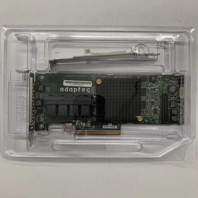 Alt view image 4 of 4 - Adaptec ASR 71605 1GB 16 Port SAS SATA PCIe Raid Controller 2280200-R 6Gb/s HBA/RAID CARD ZFS PC LINUX NAS
