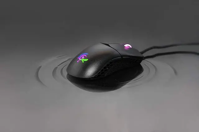 Alt view image 2 of 5 - Ducky Feather RGB Lightweight Gaming Mouse