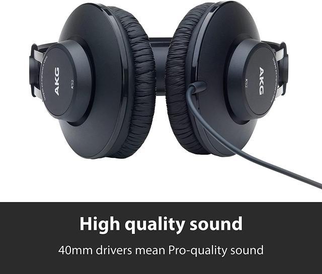 AKG K52 Closed Back Over Ear Studio Headphone Newegg.ca