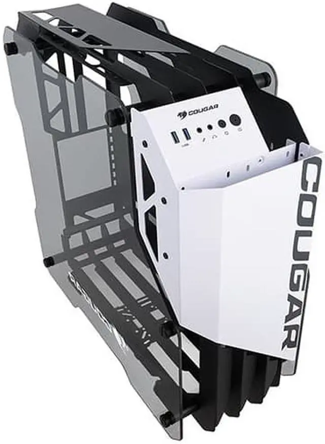 Alt view image 2 of 7 - Cougar Open-Frame Computer Chassis ATX 360mm Radiator Aluminum Alloy Glass PC Game Case