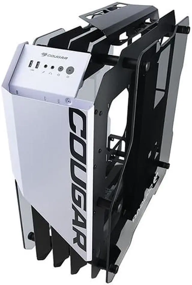 Alt view image 4 of 7 - Cougar Open-Frame Computer Chassis ATX 360mm Radiator Aluminum Alloy Glass PC Game Case