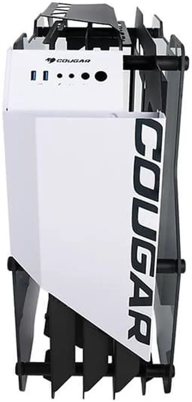 Alt view image 5 of 7 - Cougar Open-Frame Computer Chassis ATX 360mm Radiator Aluminum Alloy Glass PC Game Case