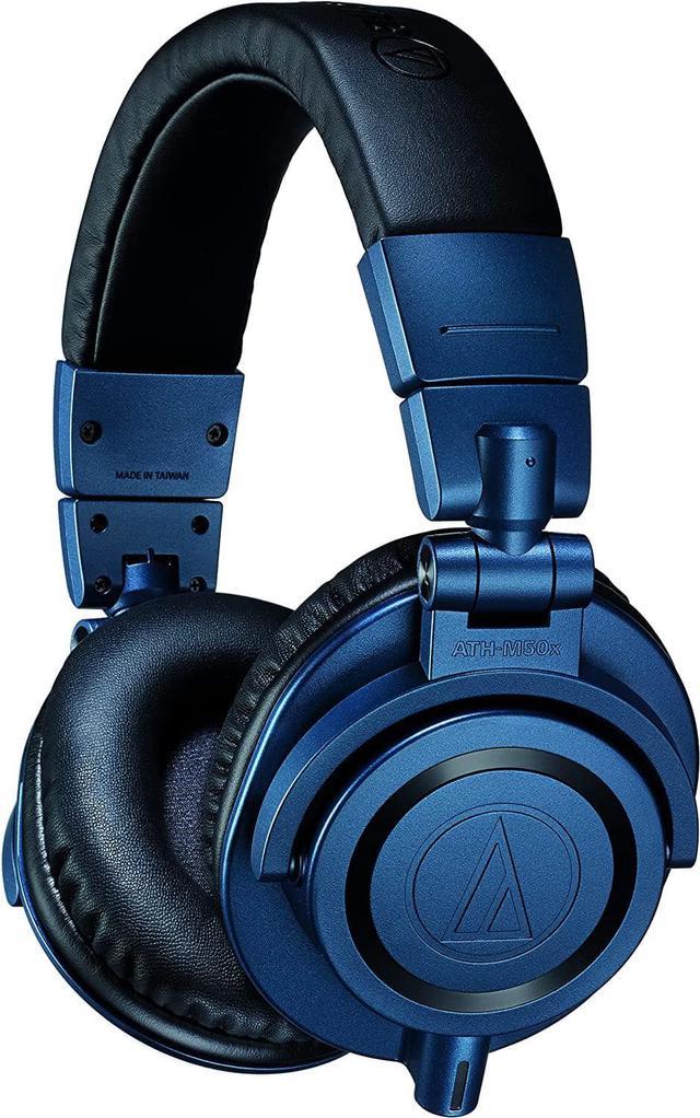 Audio Technica Closed Back Studio Monitoring Headphones Limited Edition Deep Sea Blue