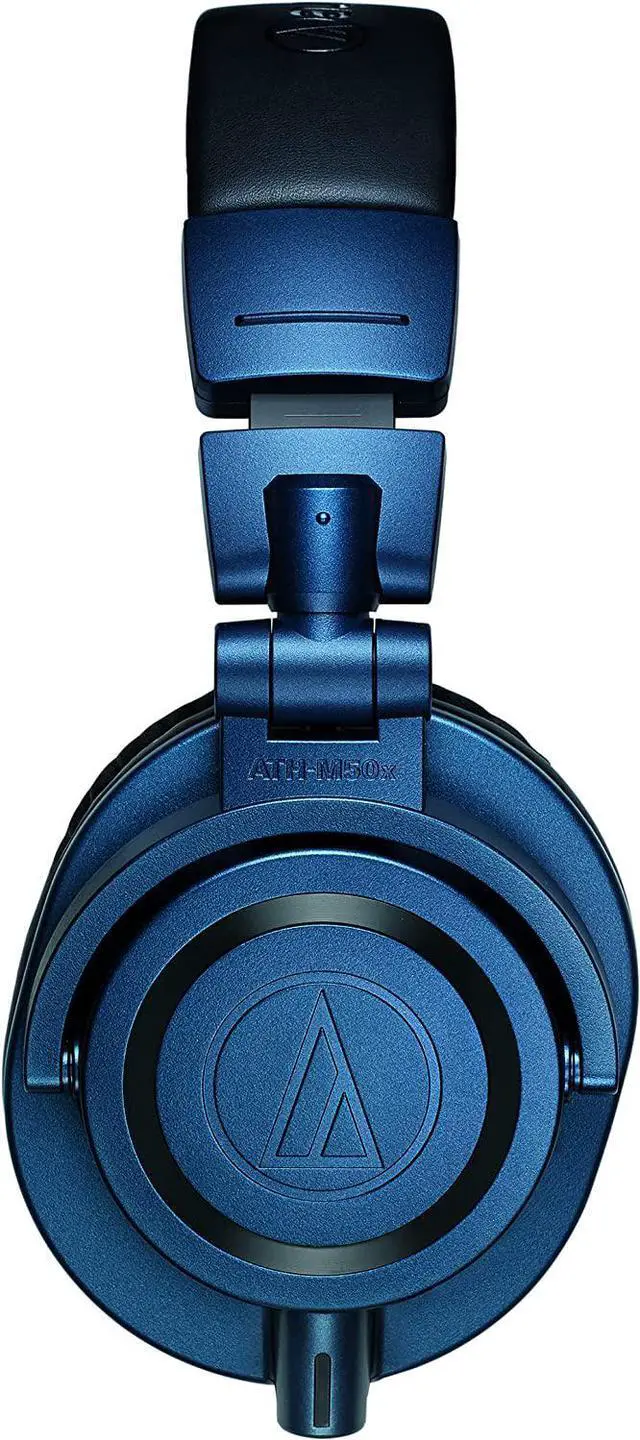Alt view image 2 of 5 - Audio-Technica Closed-Back Studio Monitoring Headphones  - Limited Edition Deep Sea Blue