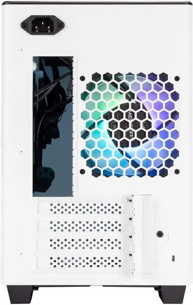 Alt view image 4 of 7 - In Win A3 White, MicroATX  Gaming Chassis, Type-C Port Tempered Glass Side Panel - Water Cooling Ready - Mercury 120mm ARGB Rear Fan
