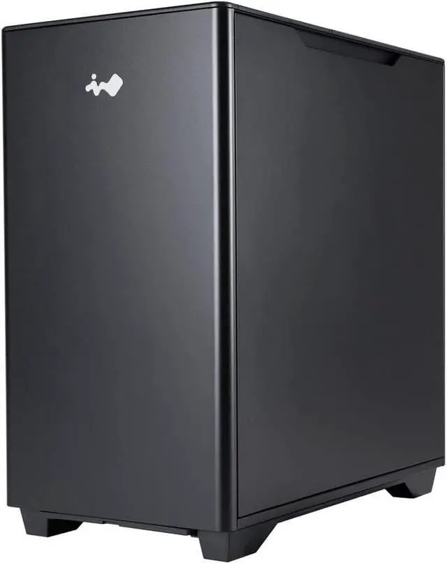 Alt view image 6 of 7 - In Win A5 Gaming Chassis, Type-C Port Tempered Glass Side Panel - Water Cooling Ready - Mercury 120mm ARGB Rear Fan, Black