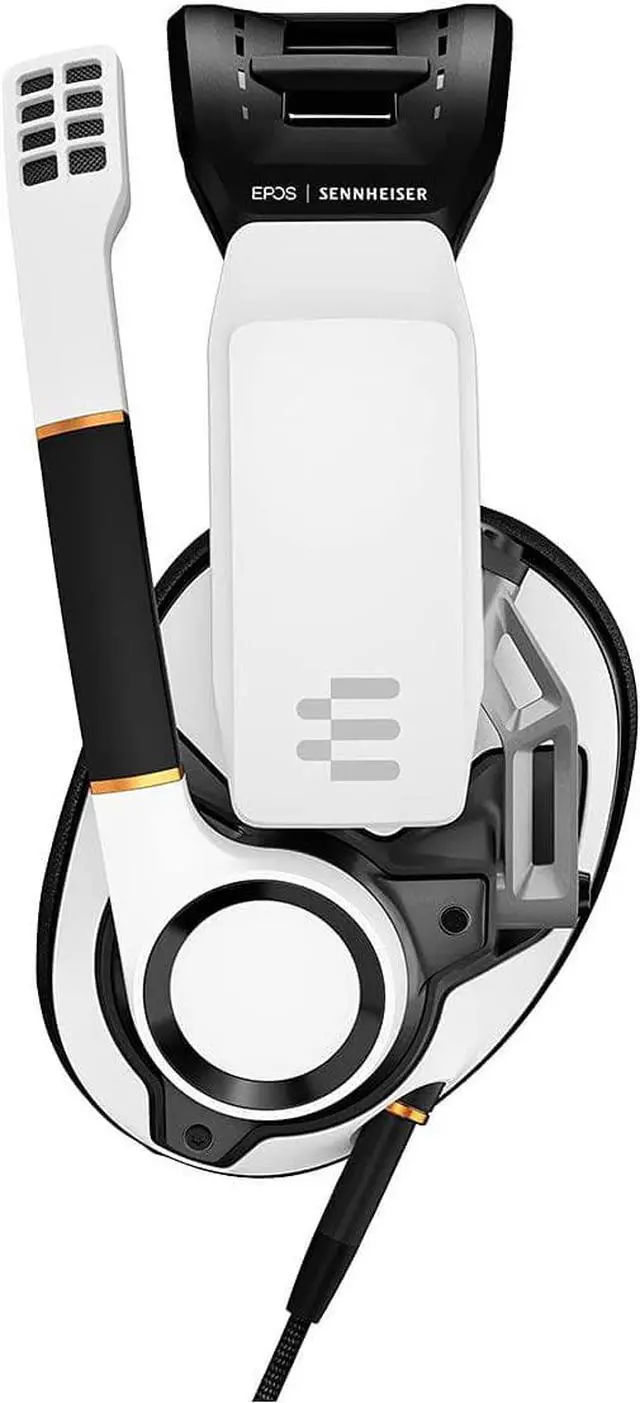Alt view image 2 of 7 - EPOS I Sennheiser GSP 601 Gaming Headset, Noise-Cancelling Mic, Flip-to-Mute, Ergonomic Headband, Foam Ear Pads, Compatible with PC, Mac, PS4, PS5, Xbox Series X, Xbox One, & Nintendo Switch (White)