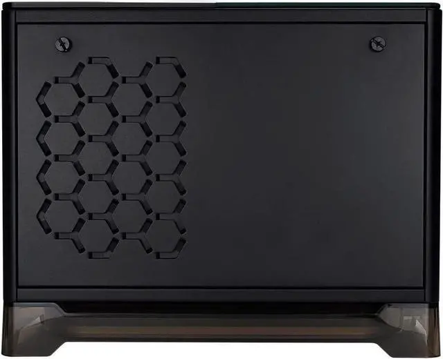 Alt view image 2 of 7 - IN WIN A1 Lite White Mini-ITX Tower with Integrated ARGB Lighting with 2 complementary Sirius Loop ASL120 fans - Computer Chassis Case Black