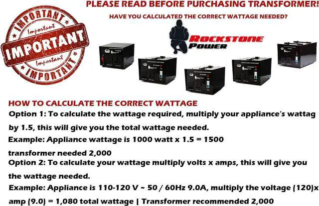 Alt view image 3 of 7 - 3000 Watt Voltage Converter Transformer - Heavy Duty Step Up/Down AC 110V/120V/220V/240V Power Converter - Circuit Breaker Protection  DC 5V USB Port - CE Certified