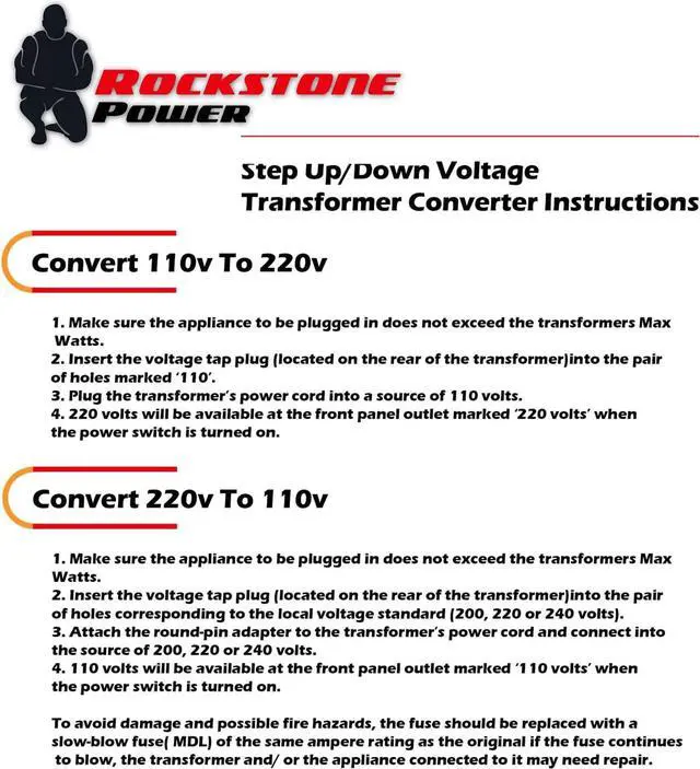 Alt view image 6 of 7 - 3000 Watt Voltage Converter Transformer - Heavy Duty Step Up/Down AC 110V/120V/220V/240V Power Converter - Circuit Breaker Protection  DC 5V USB Port - CE Certified