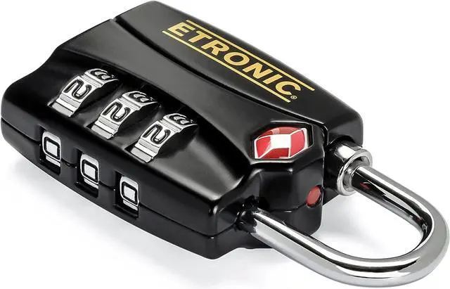 Alt view image 2 of 4 - TSA-Approved Lock TSA Open Alert Indicator Resettable Combination TSA-Accepted Luggage Lock, 1-3/16in (30mm) Wide