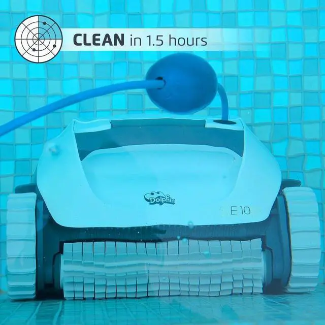 Alt view image 6 of 7 - Dolphin E10 Above Robotic Ground Pool Cleaner