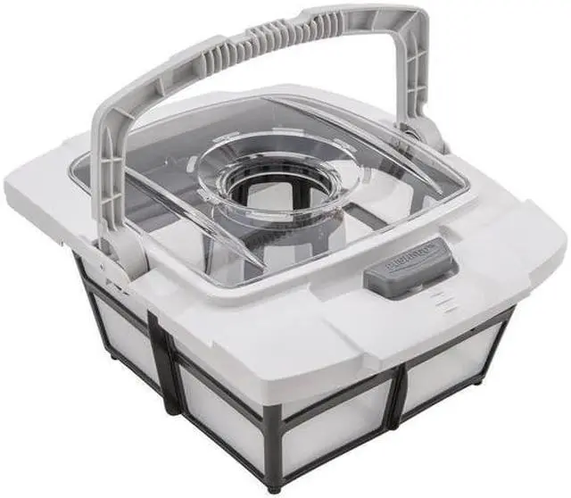 Alt view image 3 of 7 - Polaris P825 Sport Robotic Pool Cleaner, Automatic Vacuum for InGround Pools up to 40ft, Wall Climbing Vac w/ Strong Suction & Easy Access Transparent Lid