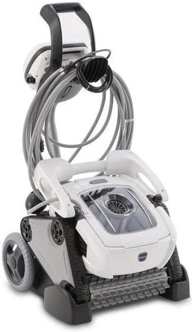 Main image of Polaris P825 Sport Robotic Pool Cleaner, Automatic Vacuum for InGround Pools up to 40ft, Wall Climbing Vac w/ Strong Suction & Easy Access Transparent Lid