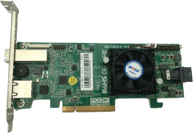 Main image of Areca ARC-1883LP 2GB PCIe x8 12GB SATA/SAS RAID Card