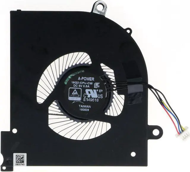 Alt view image 4 of 5 - CPU&GPU Cooling Fan For MSI GS65 GS65VR MS-16Q2 16Q2-CPU-CW 16Q2-GPU-CW