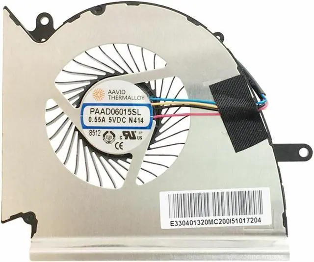Alt view image 3 of 3 - For MSI GE75 Raider GL75 Leopard GP75 Leopard MS-17E2 CPU & GPU Cooling Fan