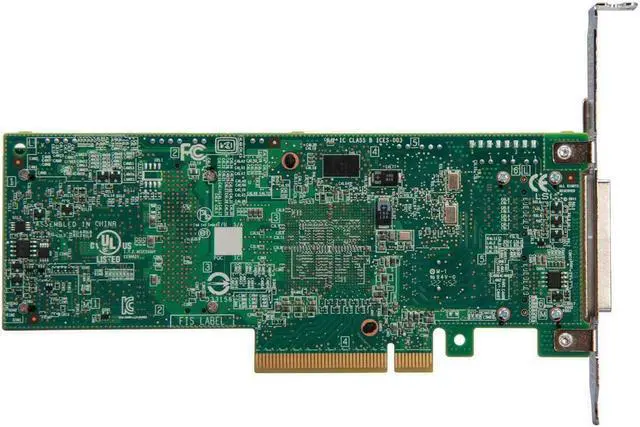 Alt view image 2 of 3 - LSI 9286CV-8e (9207-8e) HBA SAS2308 PCI-E 3.0 w/BOTH BRACKETS ZFS UNRAID FREENAS