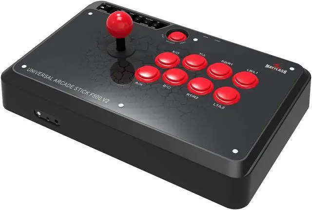 Alt view image 2 of 6 - MAYFLASH Universal Arcade Fighting Stick F500 for Switch, Xbox Series X/S, Xbox One, Xbox 360, PS4, PS3, Windows, macOS, Android, Raspberry Pi, Steam Deck, PS Classic, NEOGEO Mini