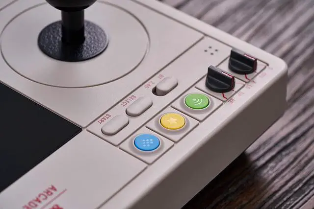 Alt view image 7 of 7 - 8Bitdo Arcade Stick for Switch & Windows, Arcade Fight Stick Support Wireless Bluetooth, 2.4G Receiver and Wired Connection