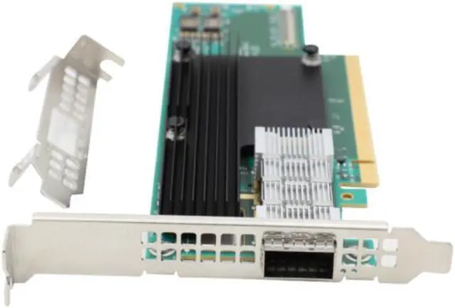 Alt view image 3 of 10 - MELLANOX MCX653105A-HDAT ConnectX-6 VPI adapter card, HDR IB (200Gb/s) and 200GbE, single-port QSFP56, PCIe4.0 x16, tall bracket, ROHS R6