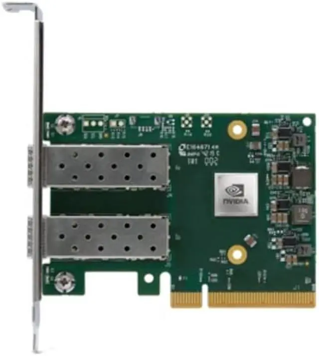 Main image of MELLANOX MCX631102AN-ADAT ConnectX-6 Lx EN adapter card, 25GbE, Dual-port SFP28, PCIe 4.0 x8, No Crypto, Both Bracket